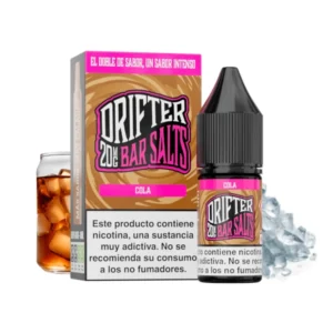 Líquido Drifter Bar Salts Cola 10ml con sales de nicotina y sabor a refresco de cola